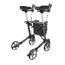 Rollator met onderarmsteunen Navigator, Large, Anthraciet