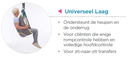 *Universele lage gordel - Passieve, Invacare Birdie Evo Compact