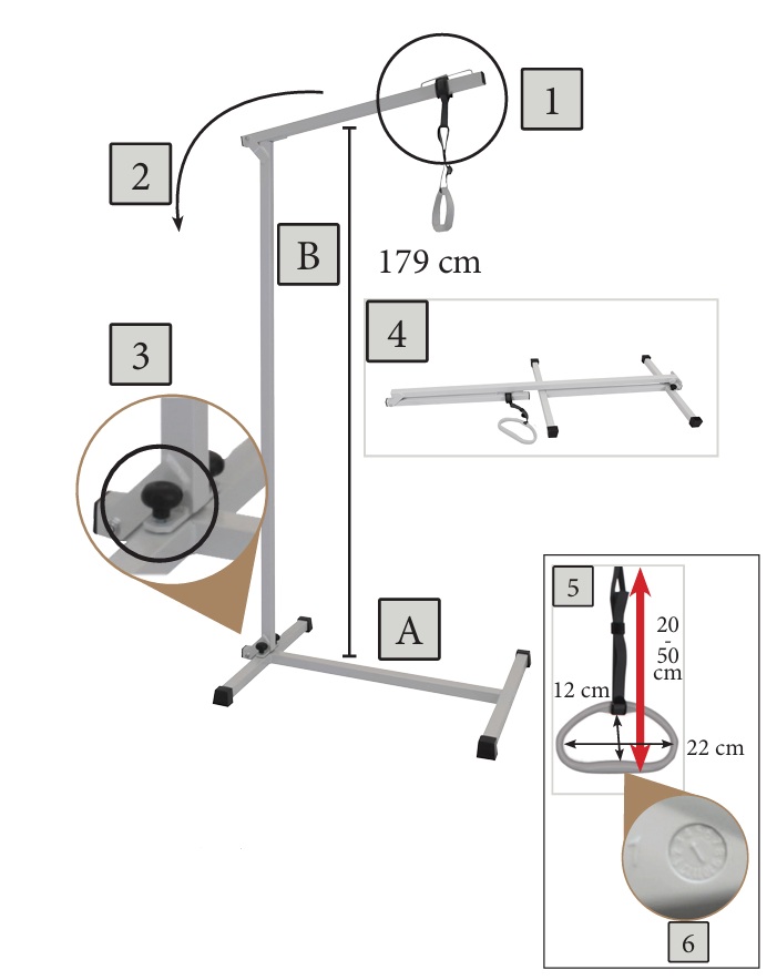 *Zelfoprichter op voet