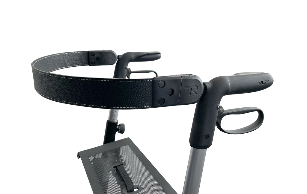 Zwarte rugleuning voor Let's Fly rollator