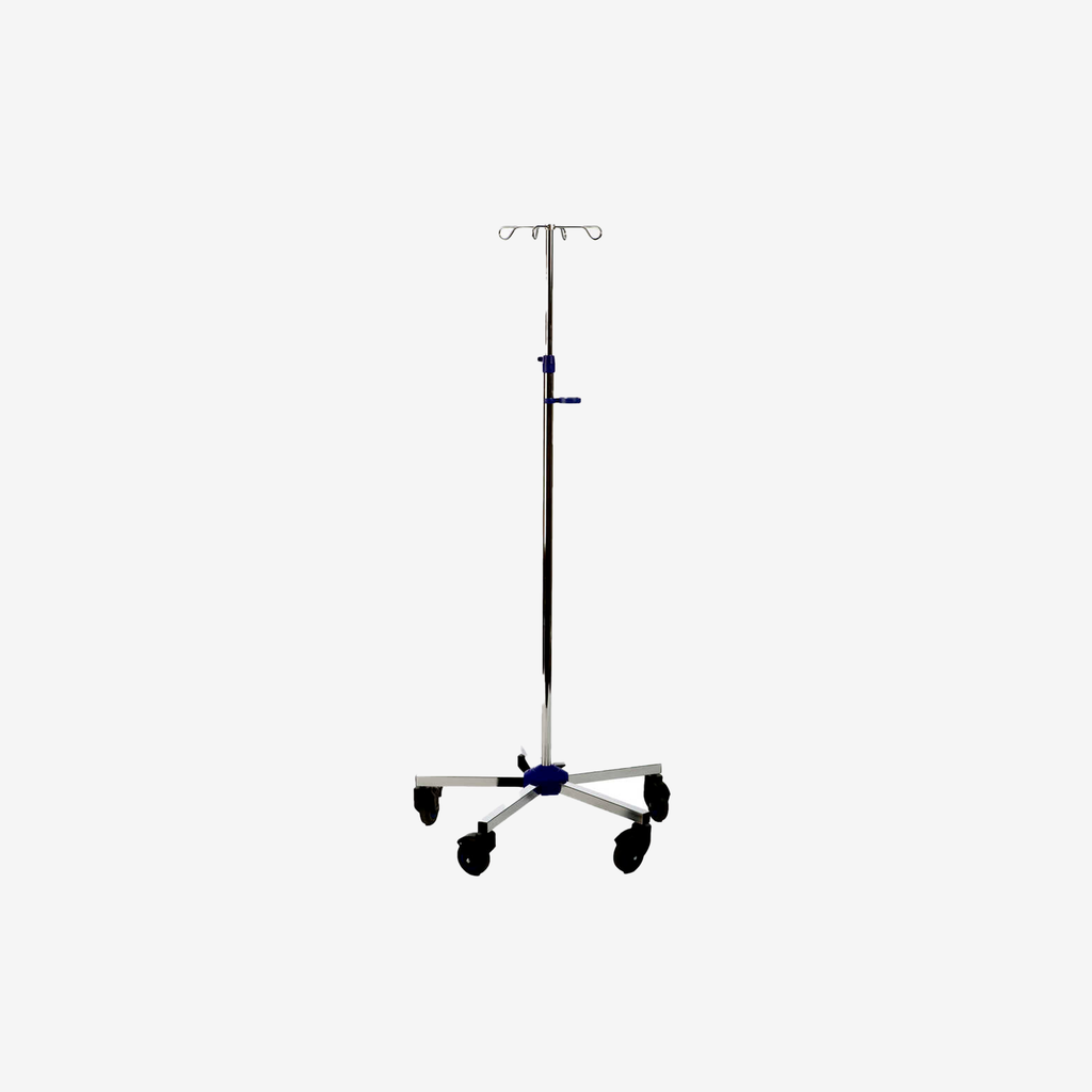 IV pole on wheels