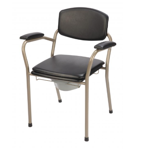 *Vaste toiletstoel "Candy" met ergonomische emmer