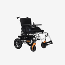 Electric wheelchair with leg supports