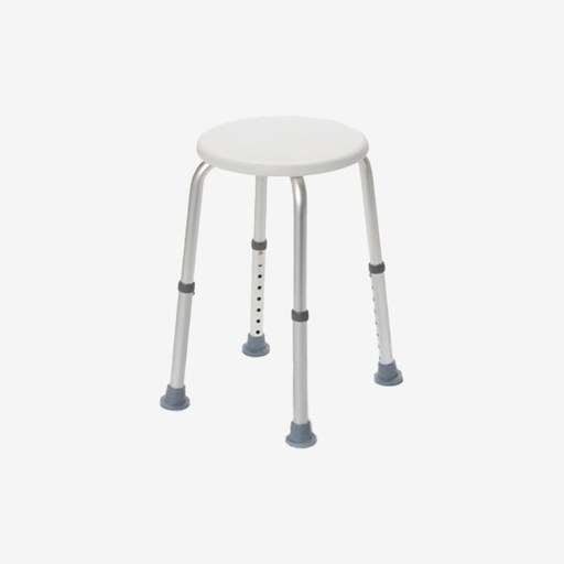 [VK-TLT-016] *Tabouret de douche, réglable en hauteur, blanc